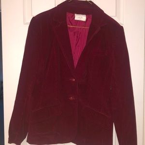 Vintage Dark mauve burgundy M corduroy jacket